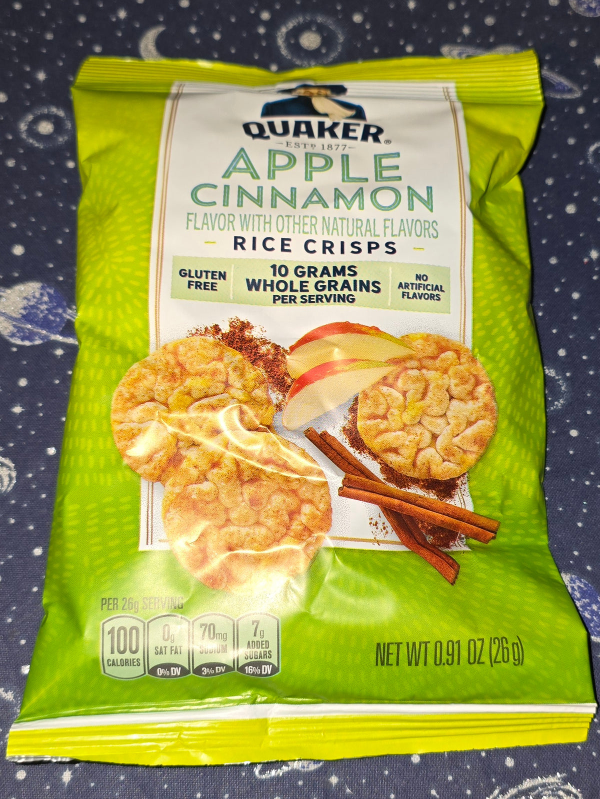 Quaker Rice Crisps Apple Cinnamon