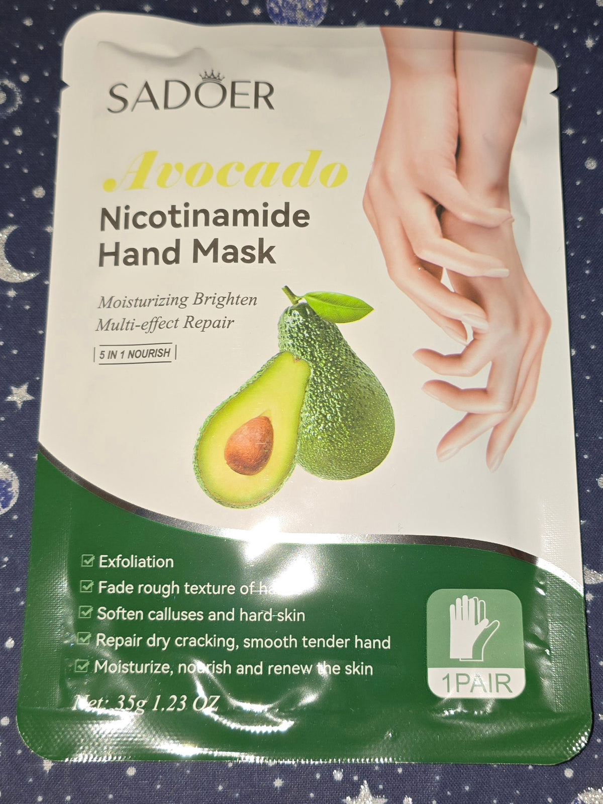 Sadoer Hand Mask Avocado