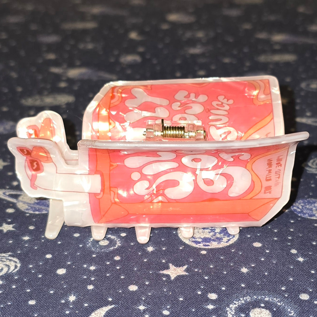Acrylic Hair Claw Clip Silly Goose Juice