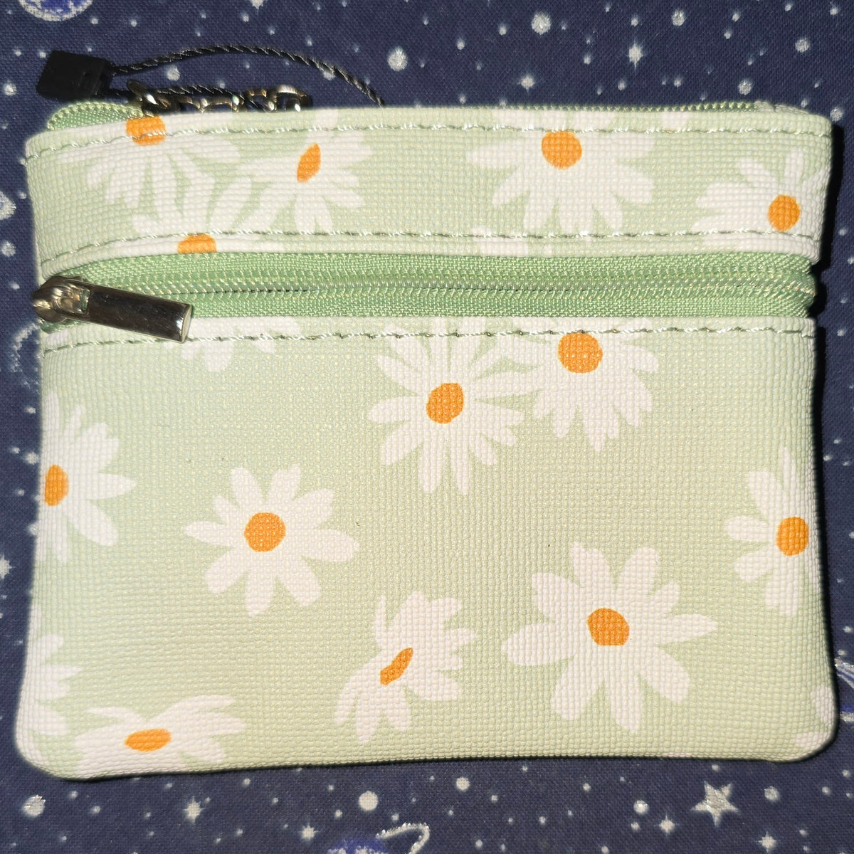 Flower Coin Purse Green