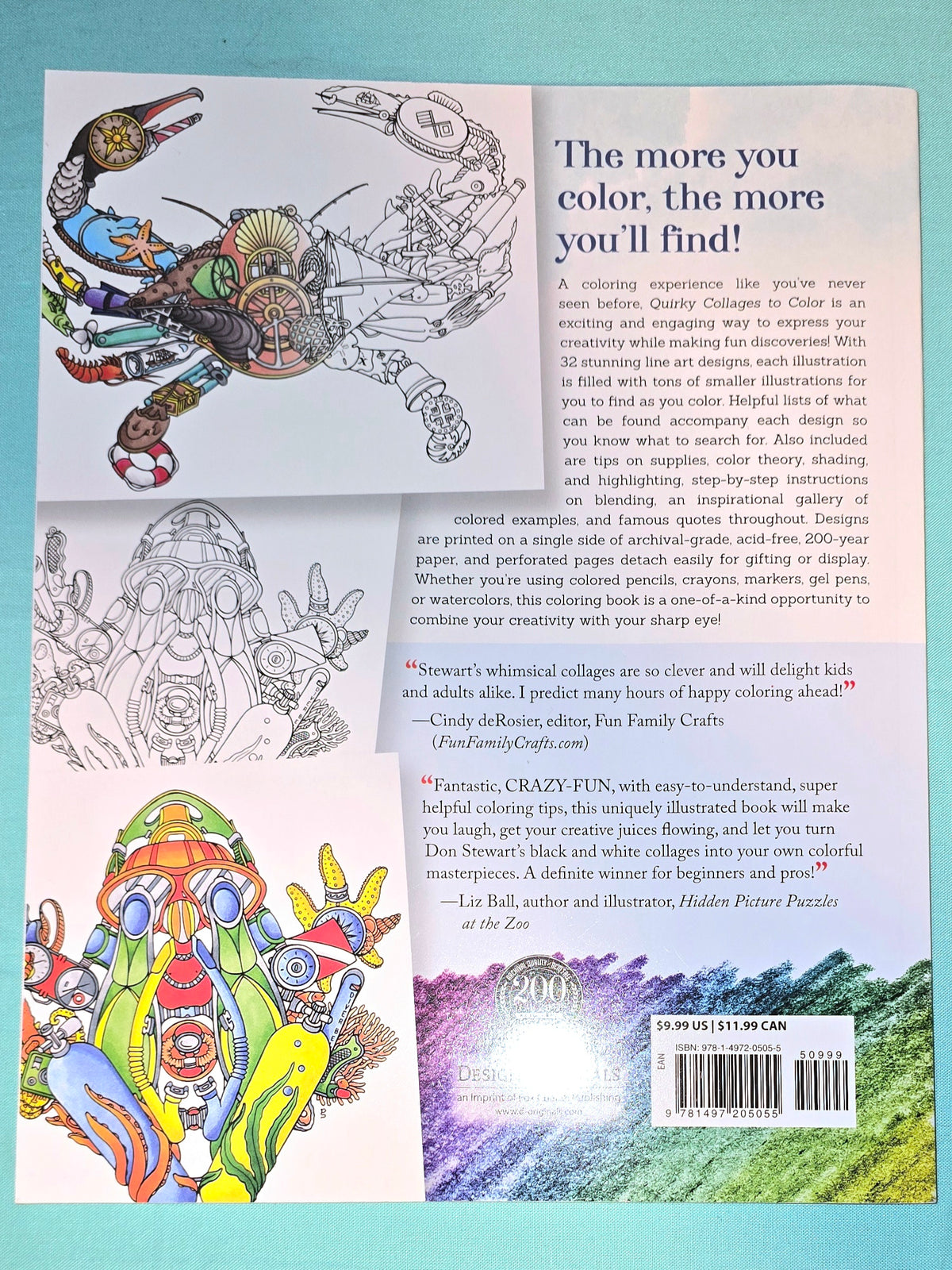 Coloring Book Collages to Color