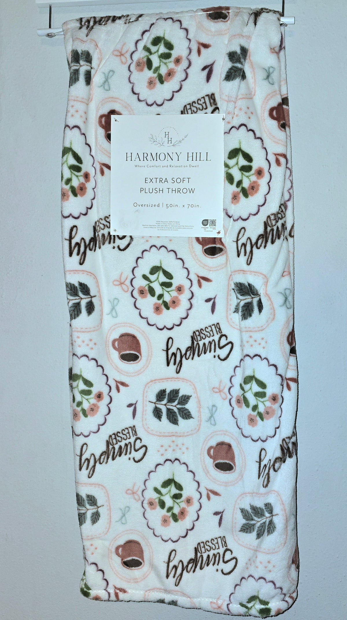 Plush Throw Oversized Harmony Hill
