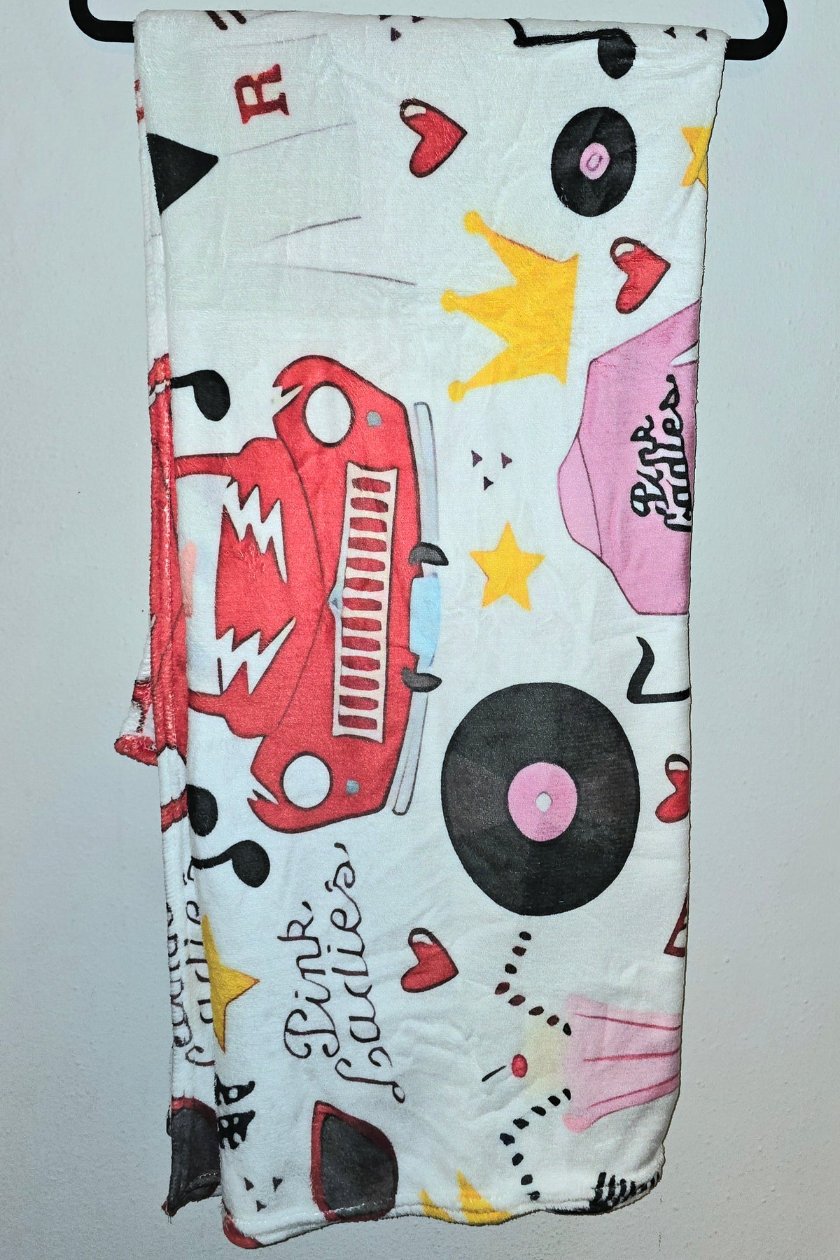Plush Throw Oversized Pink Ladies