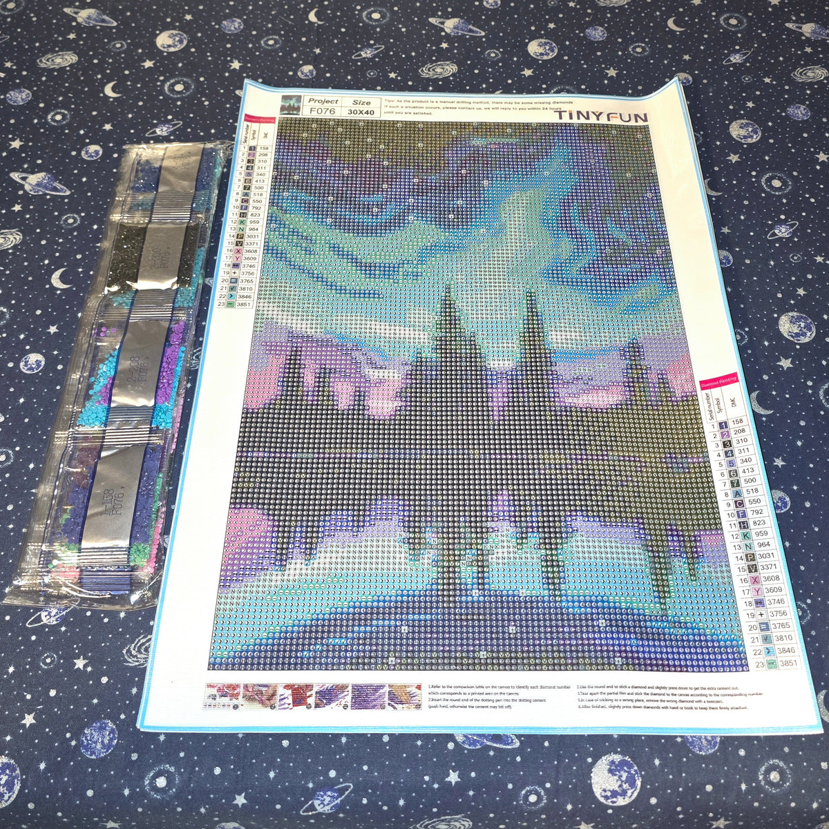 Diamond Painting Aurora Borealis