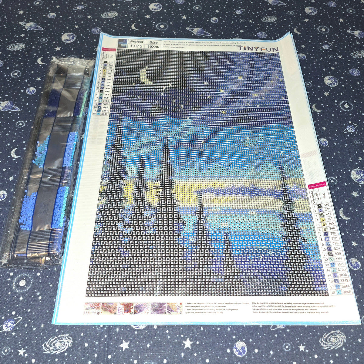 Diamond Painting Blue Sky