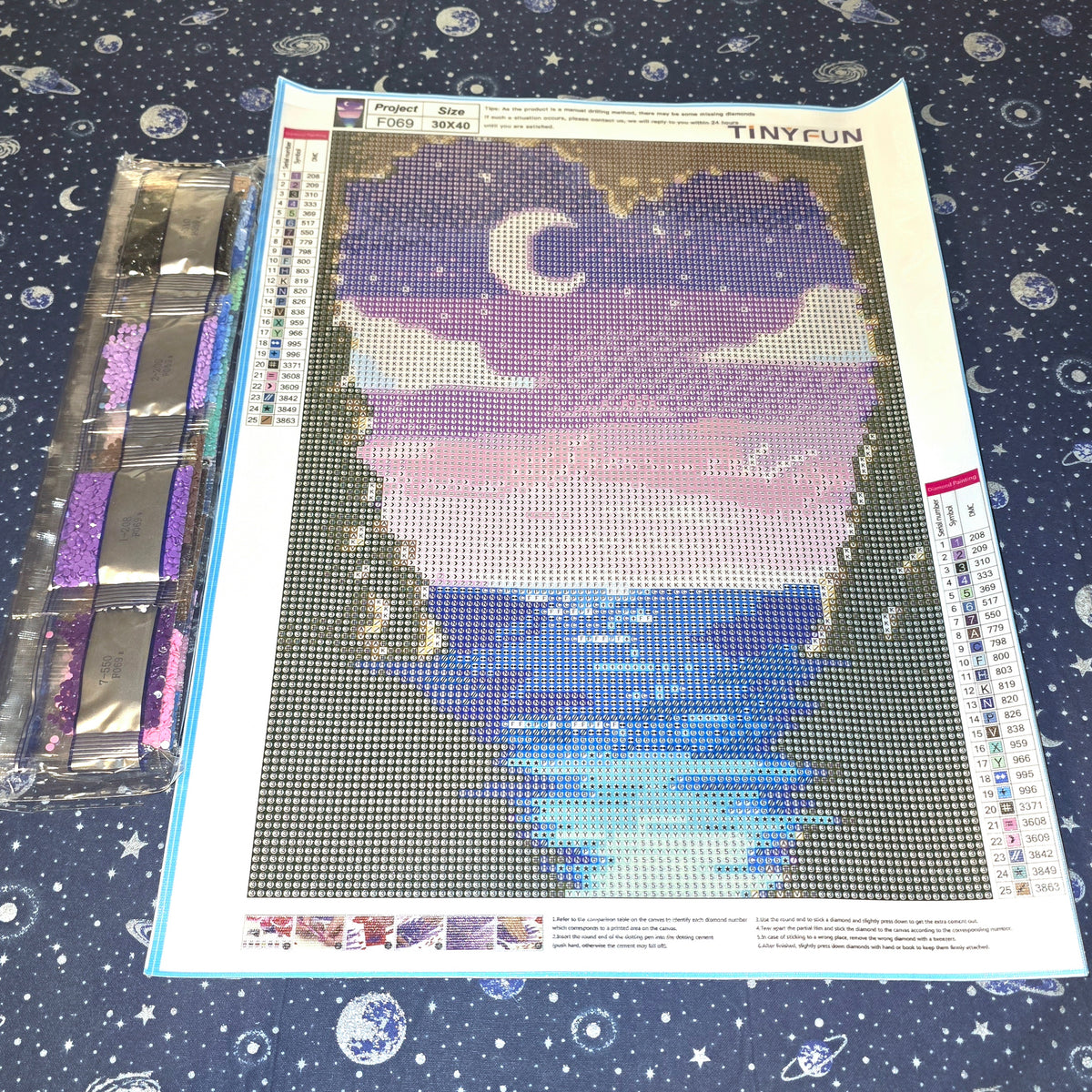 Diamond Painting Heart Cave