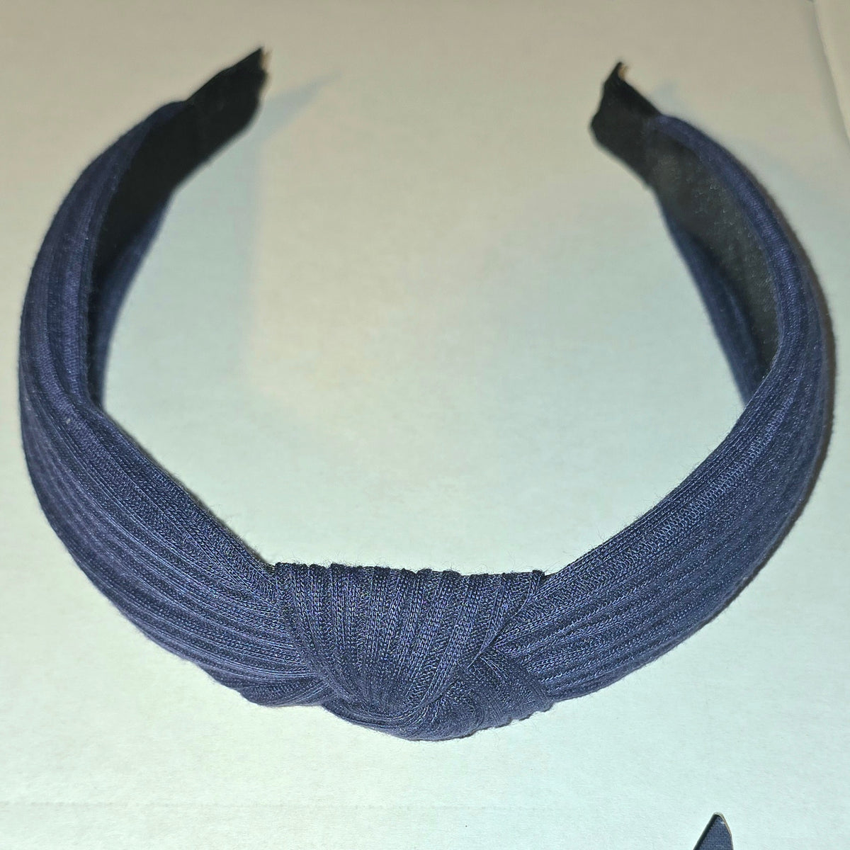 Firm Knotted Headband Blue