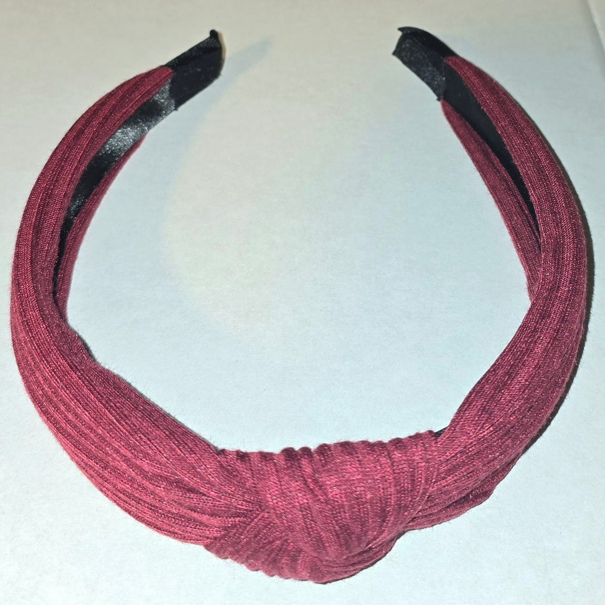 Firm Knotted Headband Red