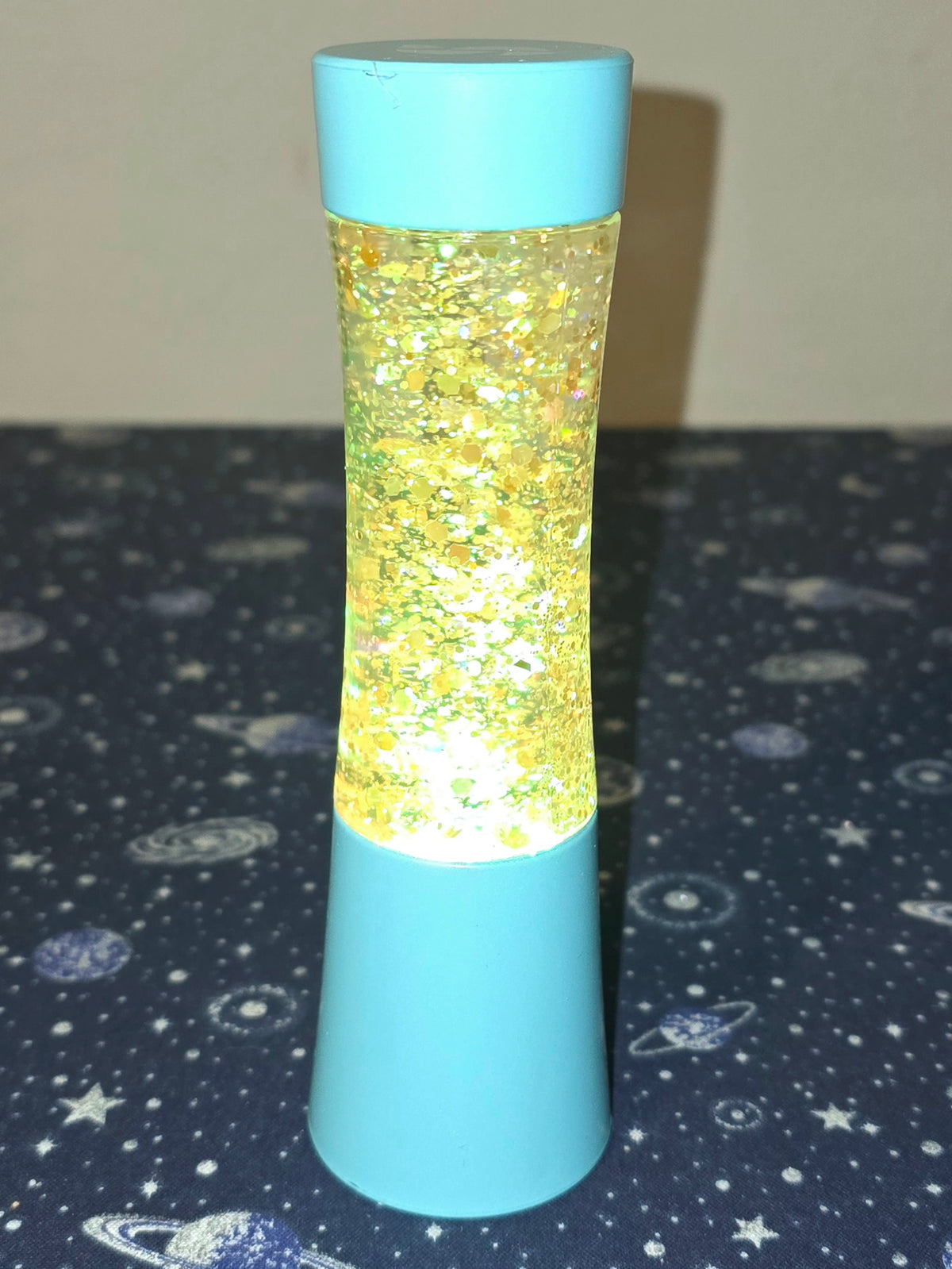 Light-Up Glitter Sensory Tube Blue