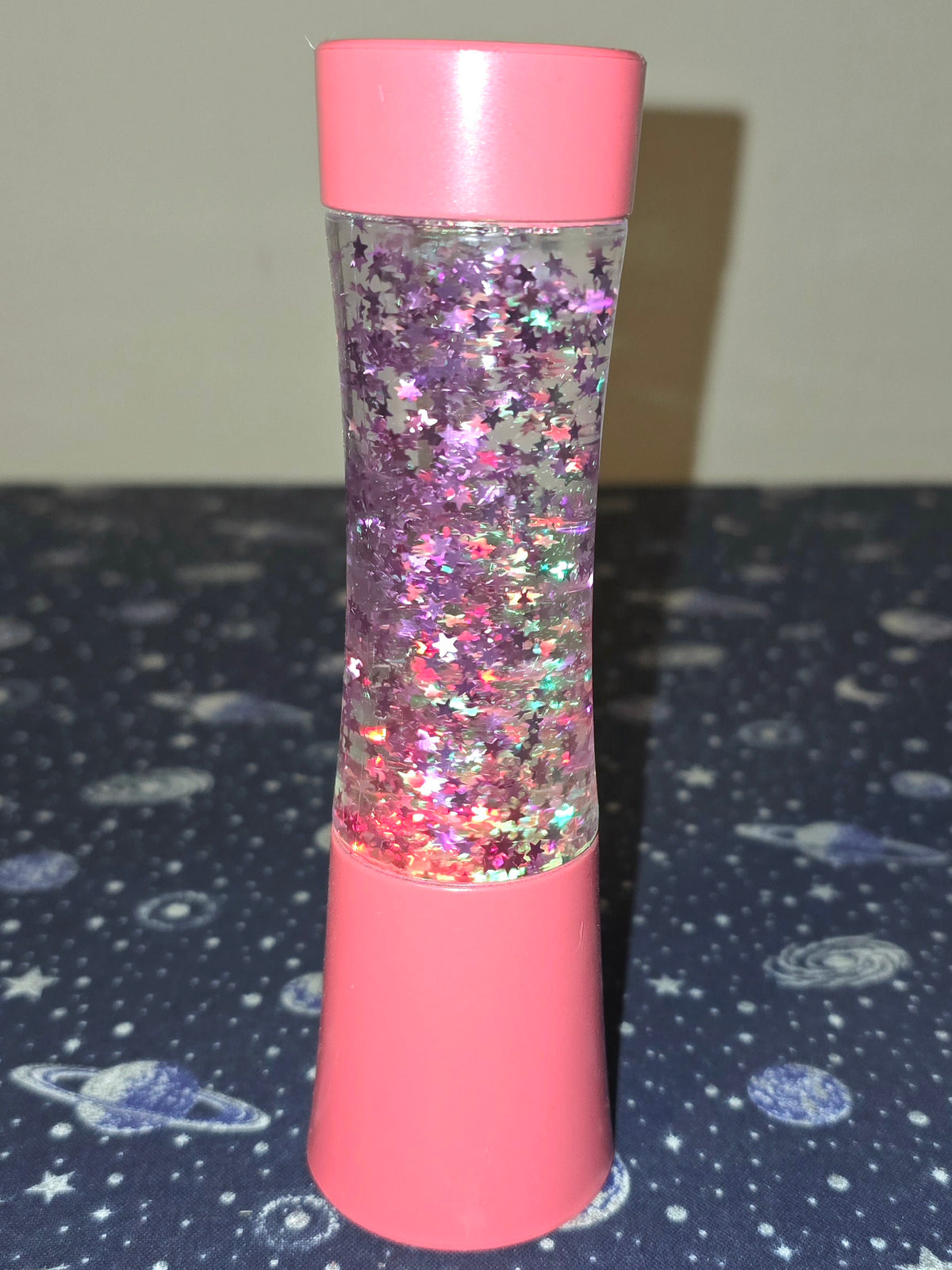 Light-Up Glitter Sensory Tube Pink