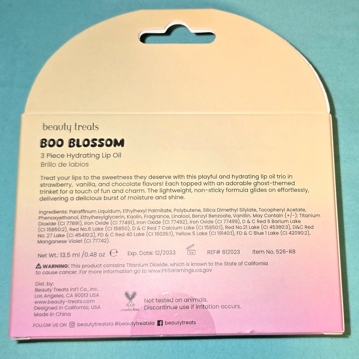 Boo Blossom Tinted Lip Oil