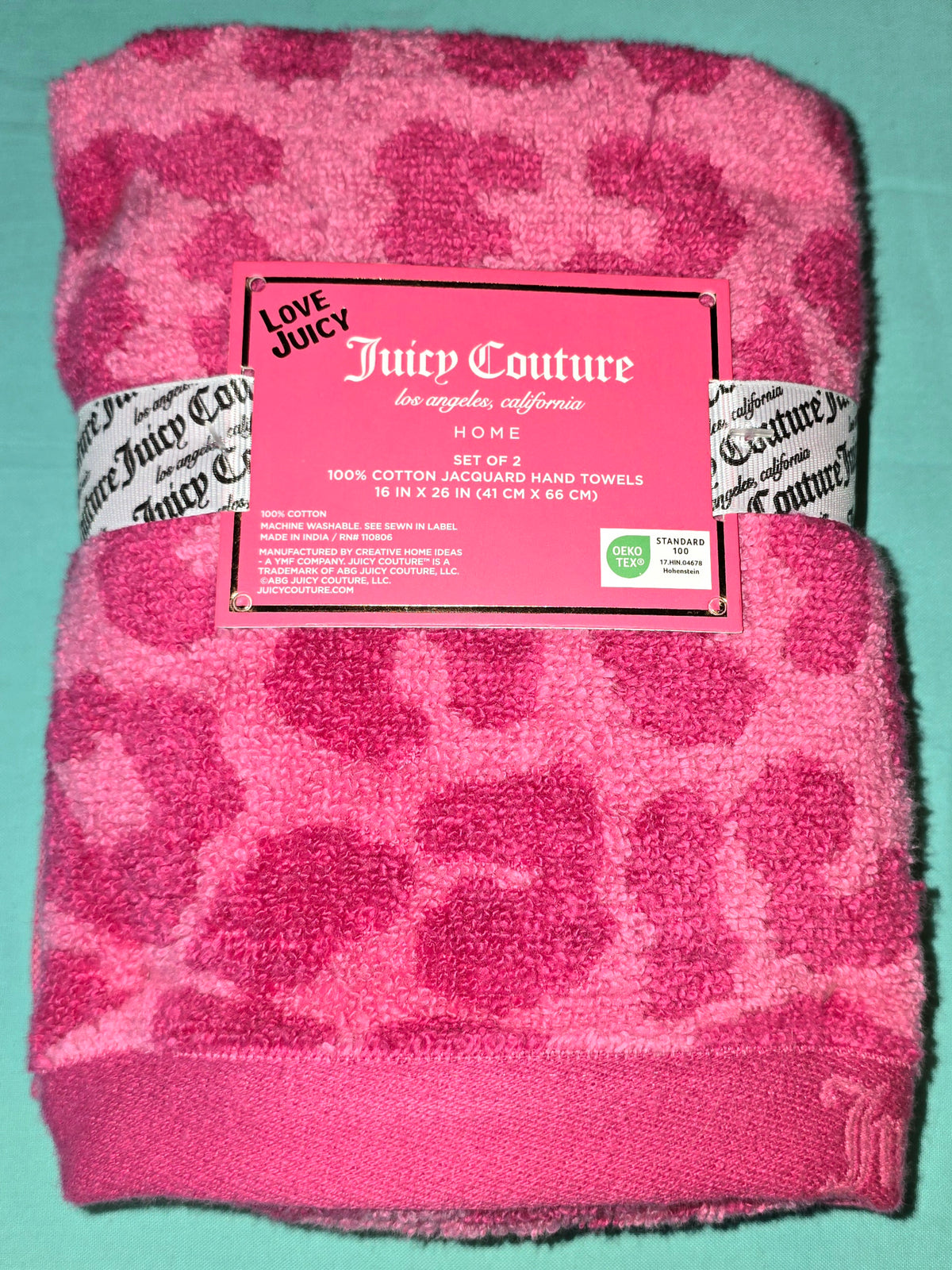 Juicy Couture Hand Towels