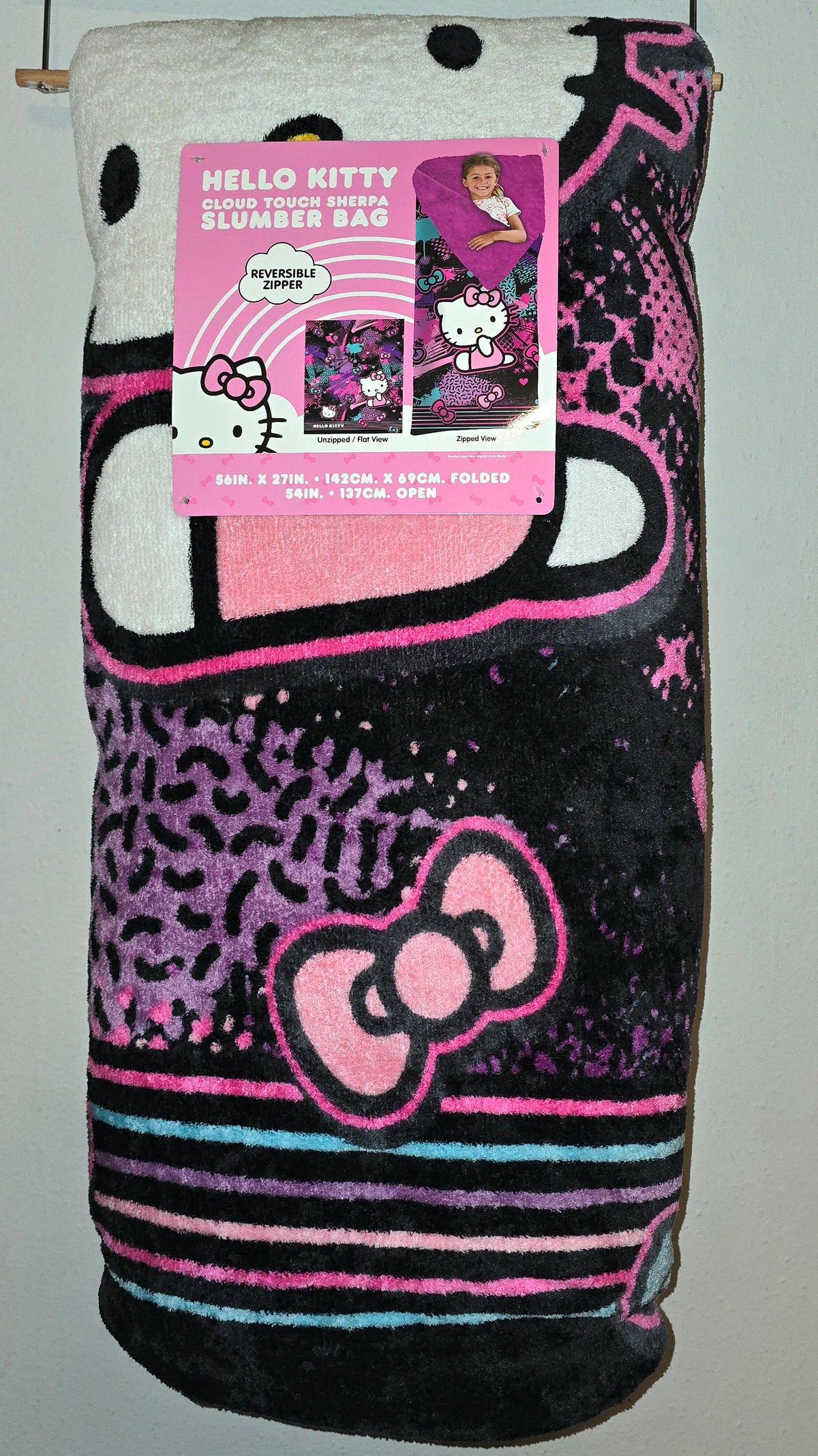 Hello Kitty Cloud Touch Sherpa Slumber Bag