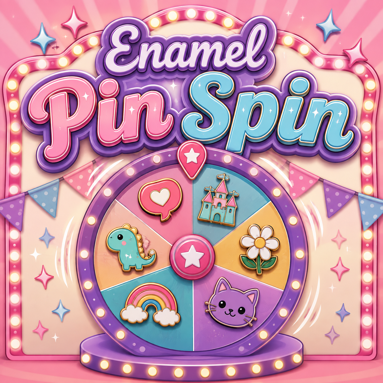Enamel Pin Spin