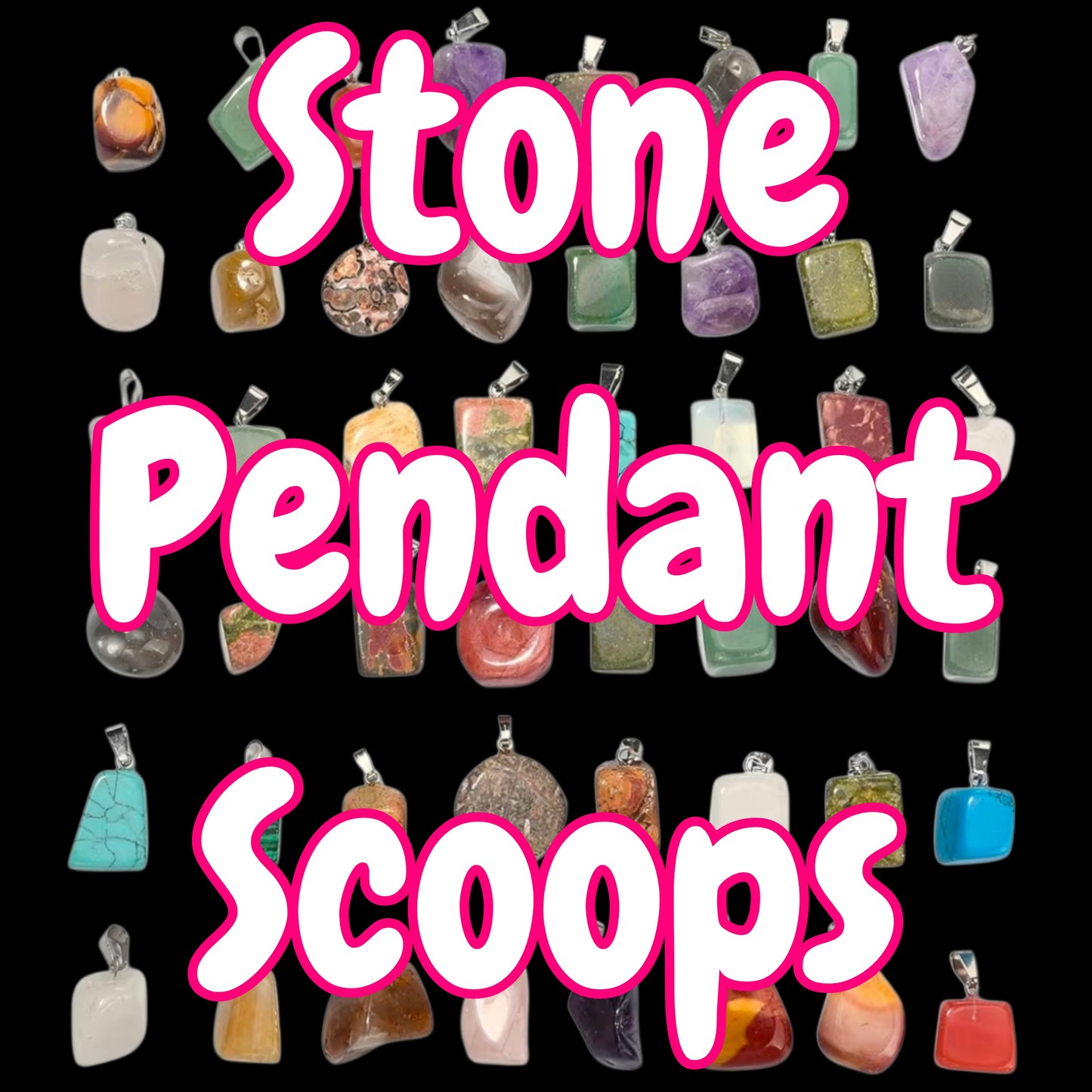 Stone Pendant Scoops