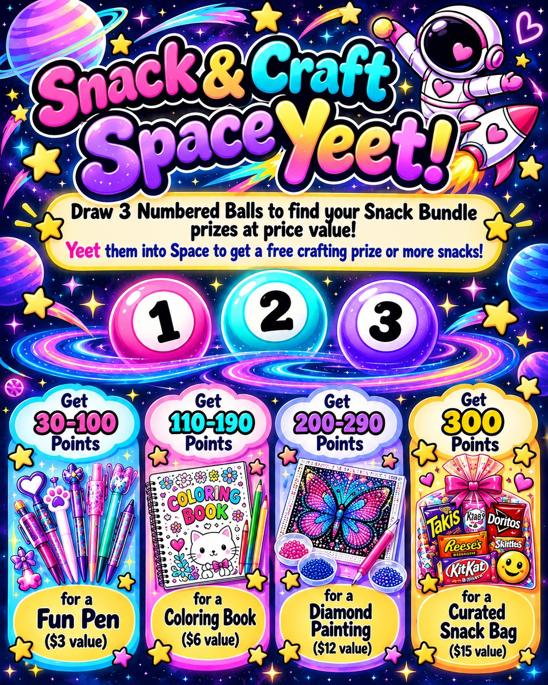 Snack & Craft Space Yeet!