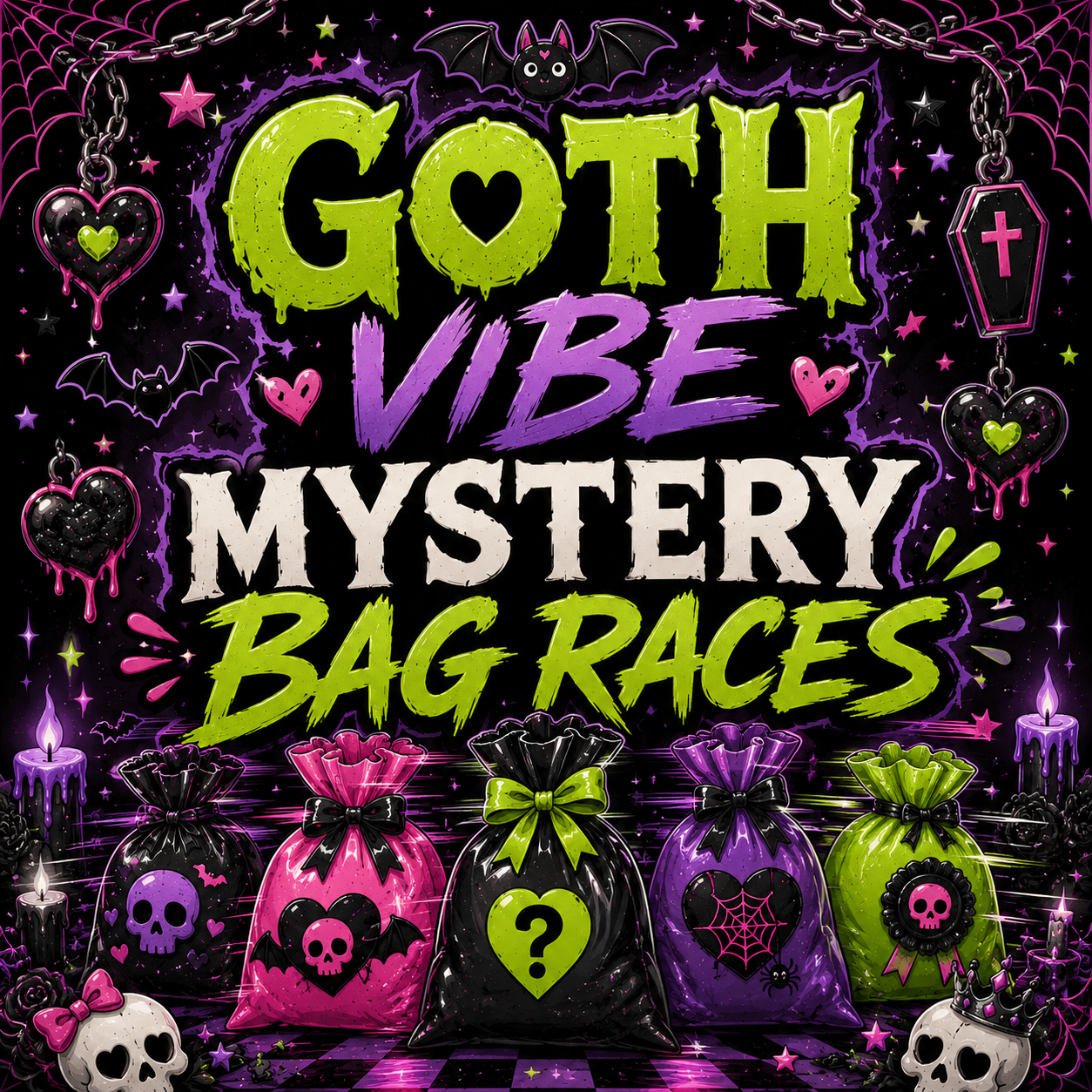 Goth Vibe Mystery Bag Races