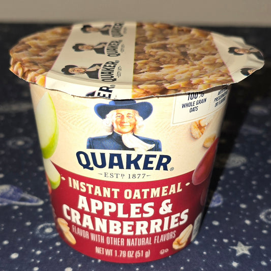 Quaker Instant Oatmeal Apples & Cranberries