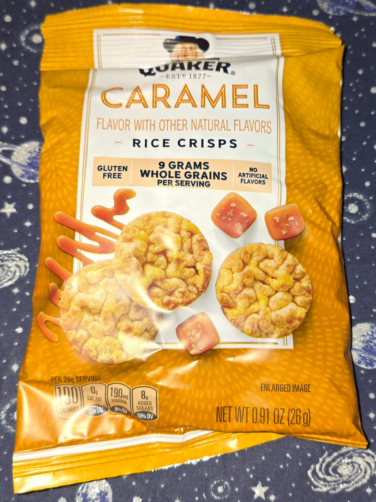 Quaker Rice Crisps Caramel
