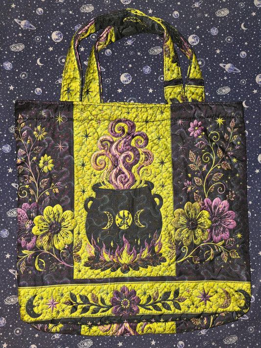 Quilted Tote Bag Cauldron
