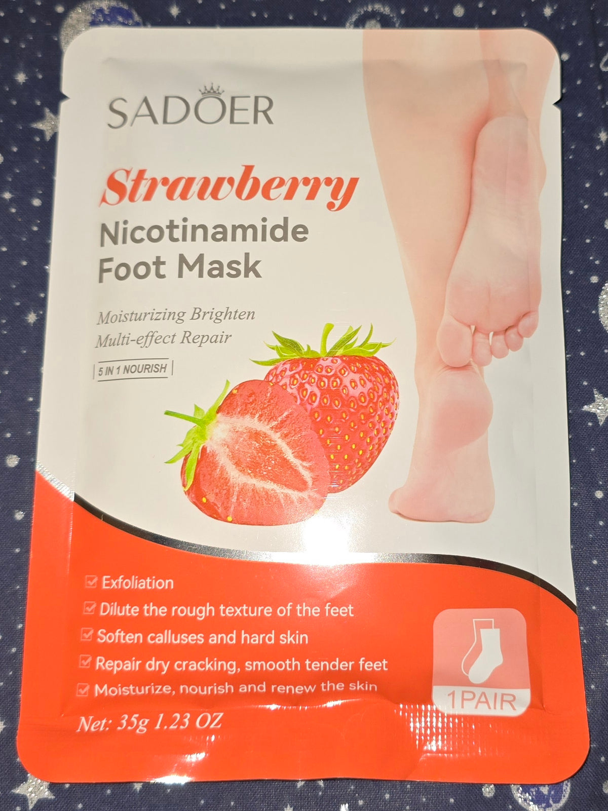 Sadoer Foot Mask Strawberry