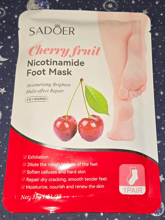 Sadoer Foot Mask Cherry Fruit