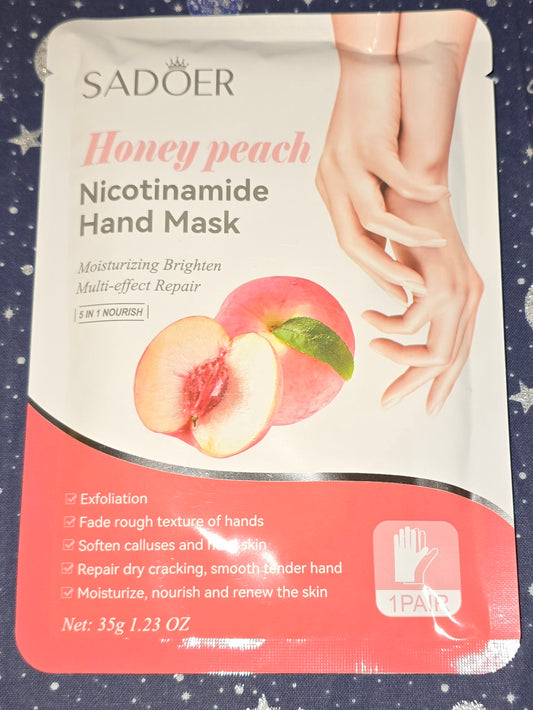 Sadoer Hand Mask Honey Peach
