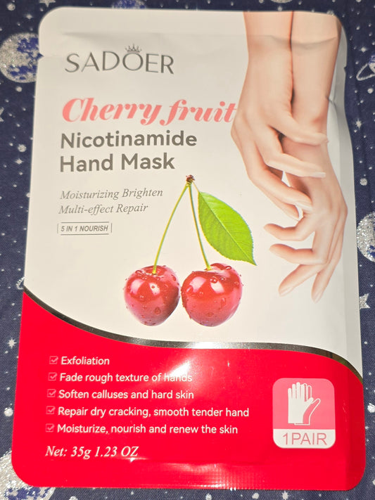 Sadoer Hand Mask Cherry Fruit