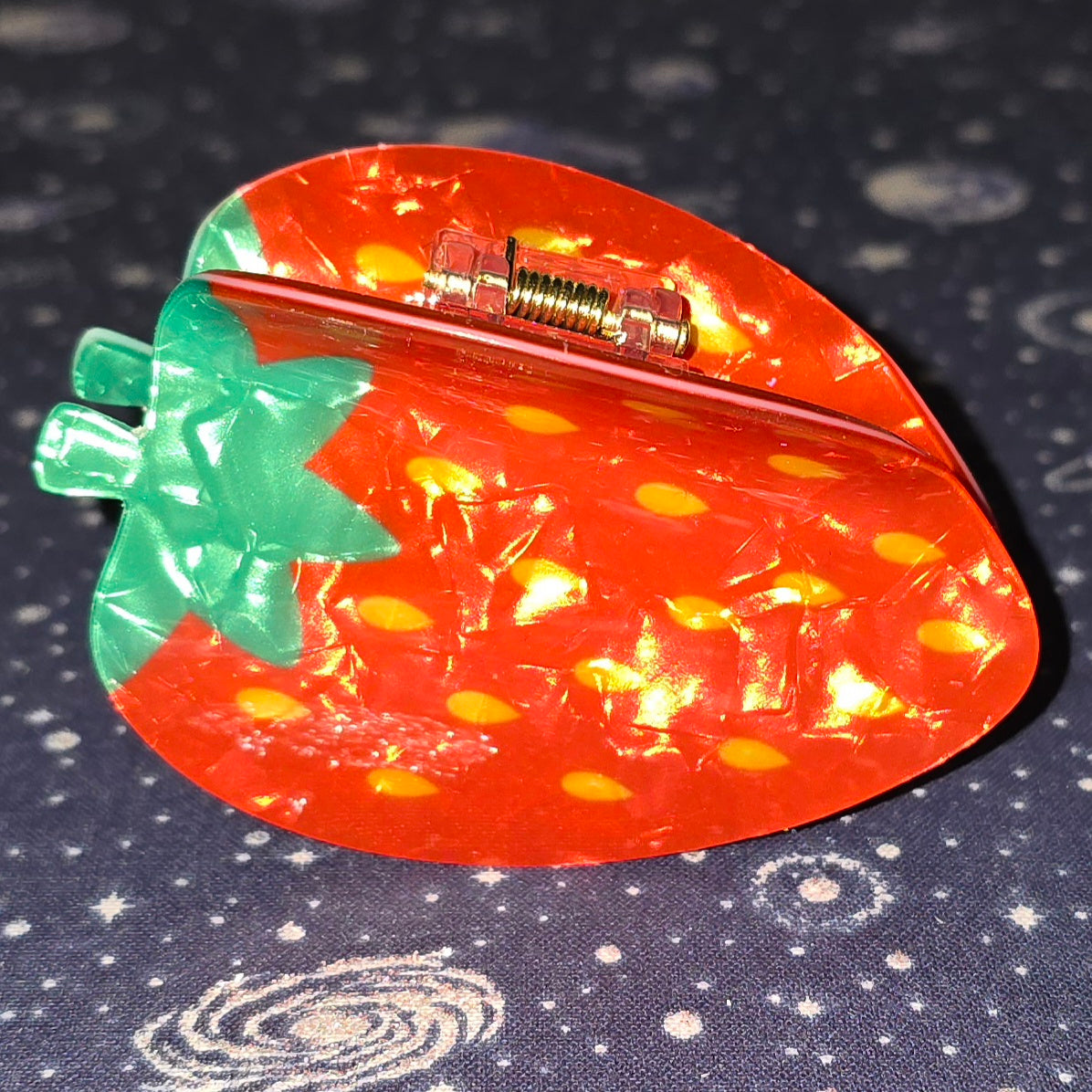 Acrylic Hair Claw Clip Strawberry