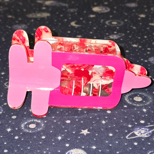 Acrylic Hair Claw Clip Syringe