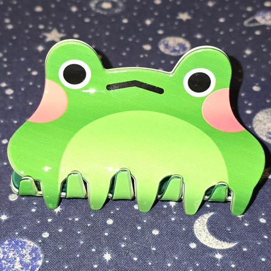 Acrylic Hair Claw Clip Frog