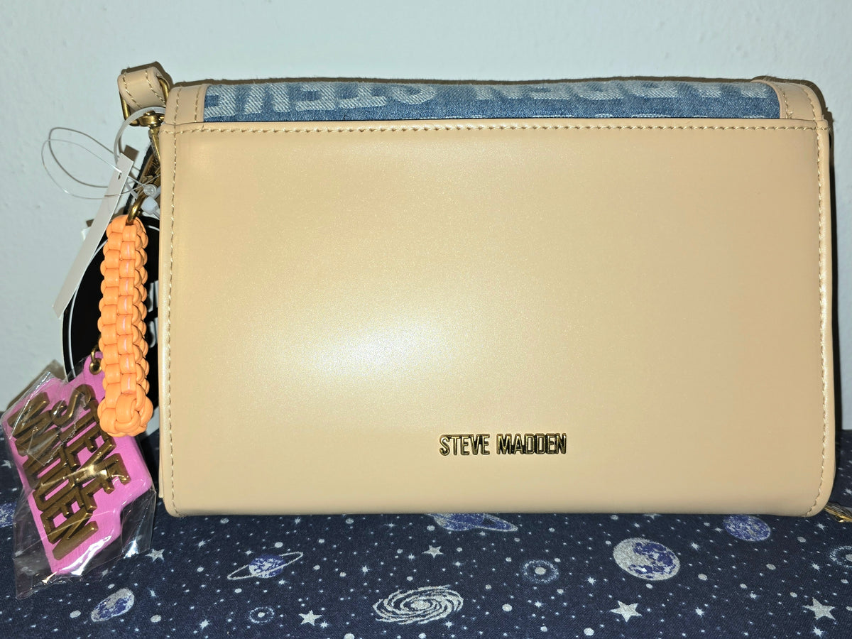 Steve Madden Denim Flap XBody