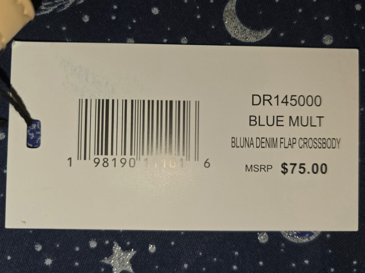 Steve Madden Denim Flap XBody