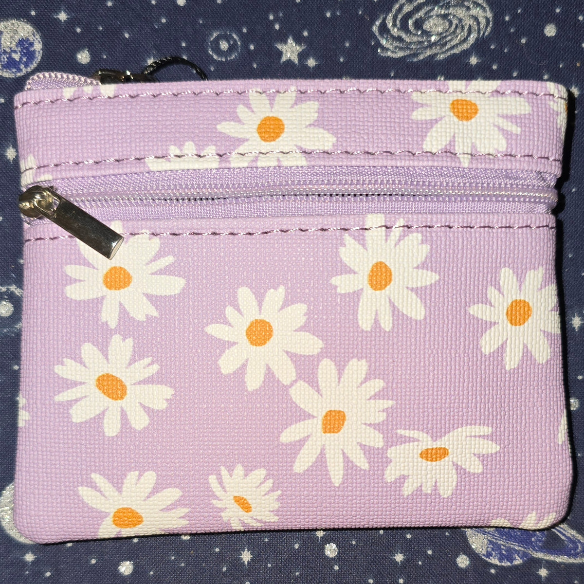 Flower Coin Purse Purple