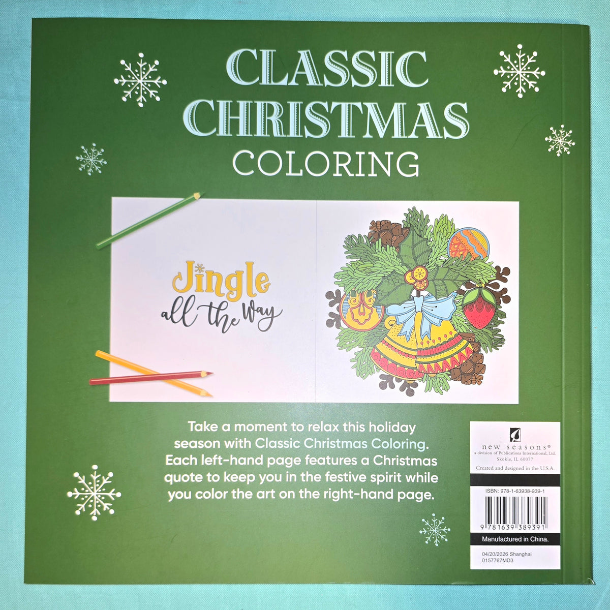 Coloring Book Classic Christmas