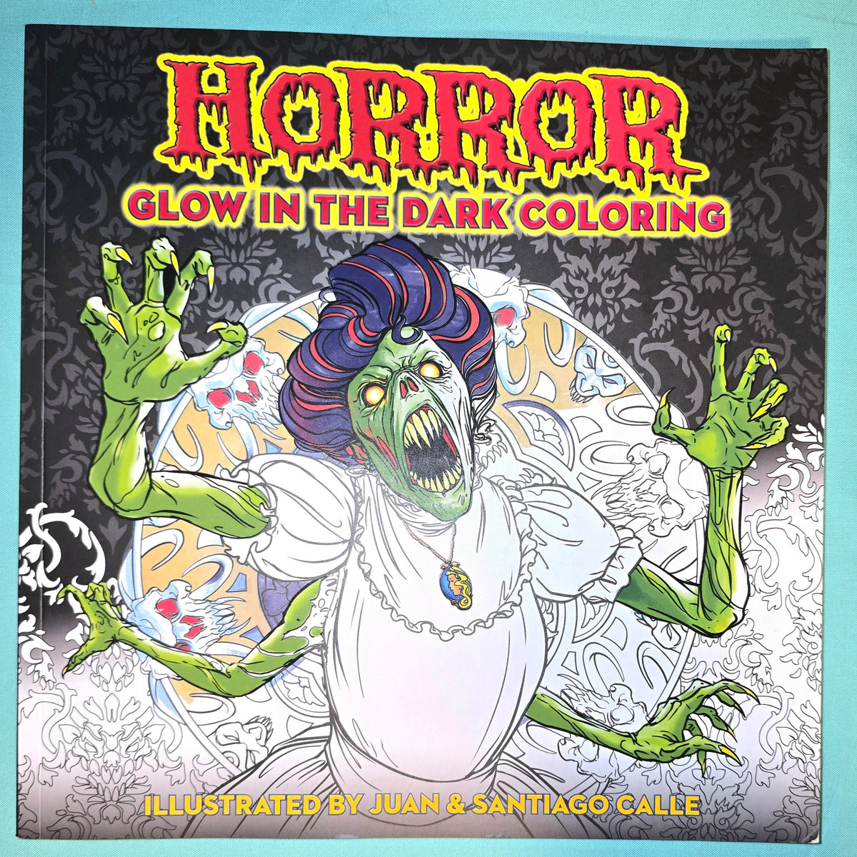 Coloring Book Horror Glow in the Dark