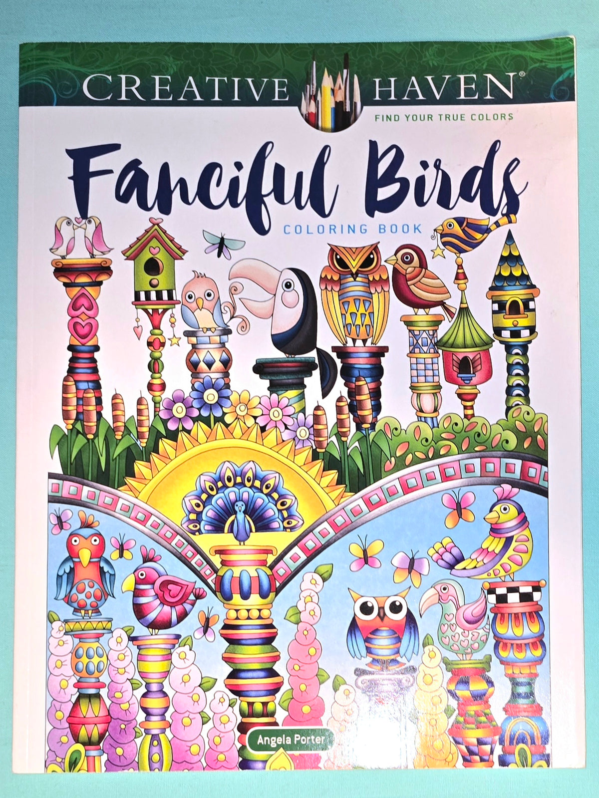 Coloring Book Fanciful Birds