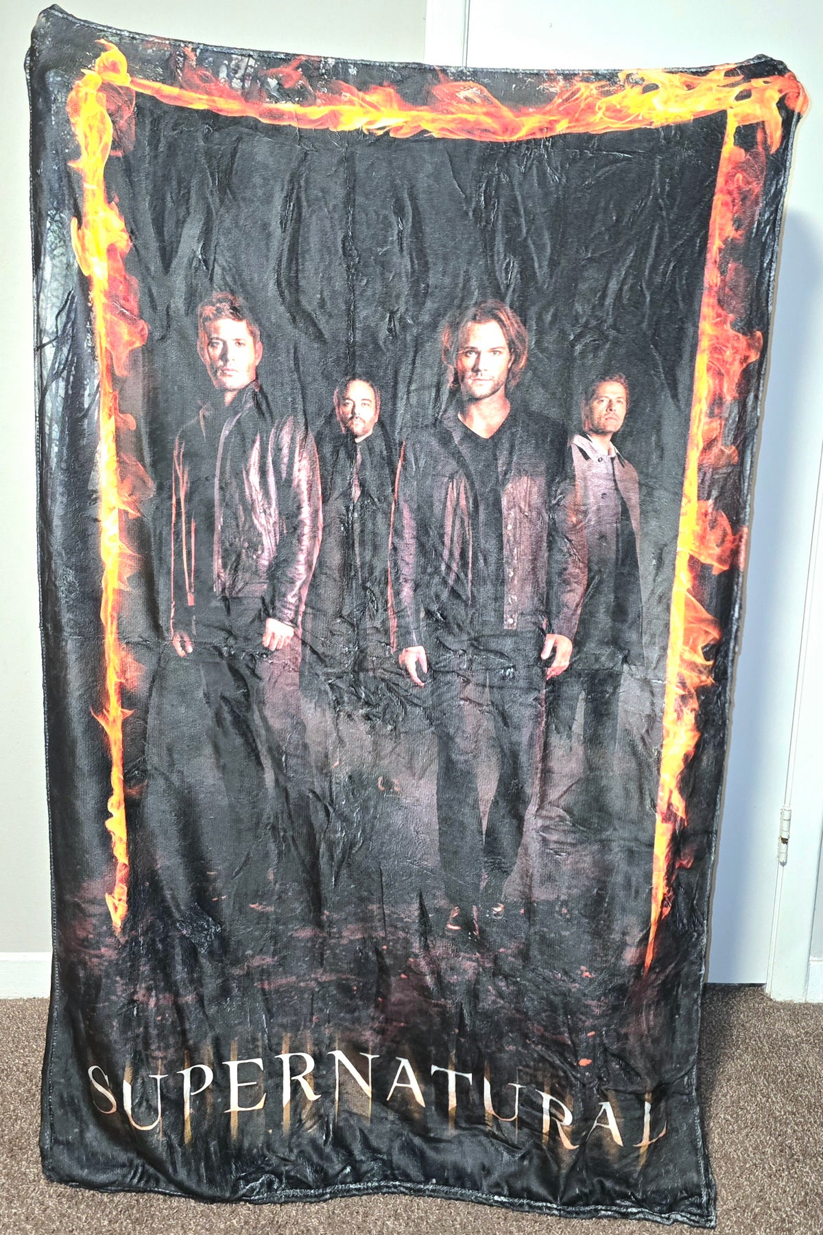 Plush Throw Oversized Supernatural