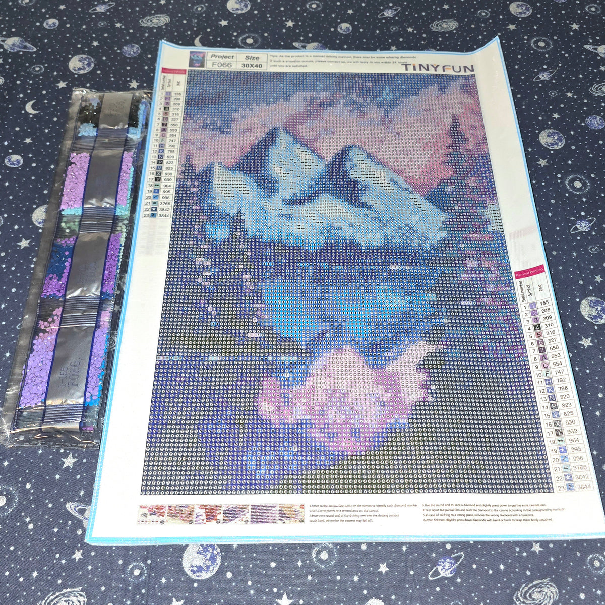 Diamond Painting Purple Night