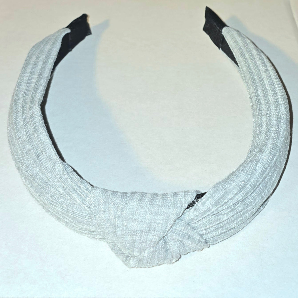 Firm Knotted Headband Gray