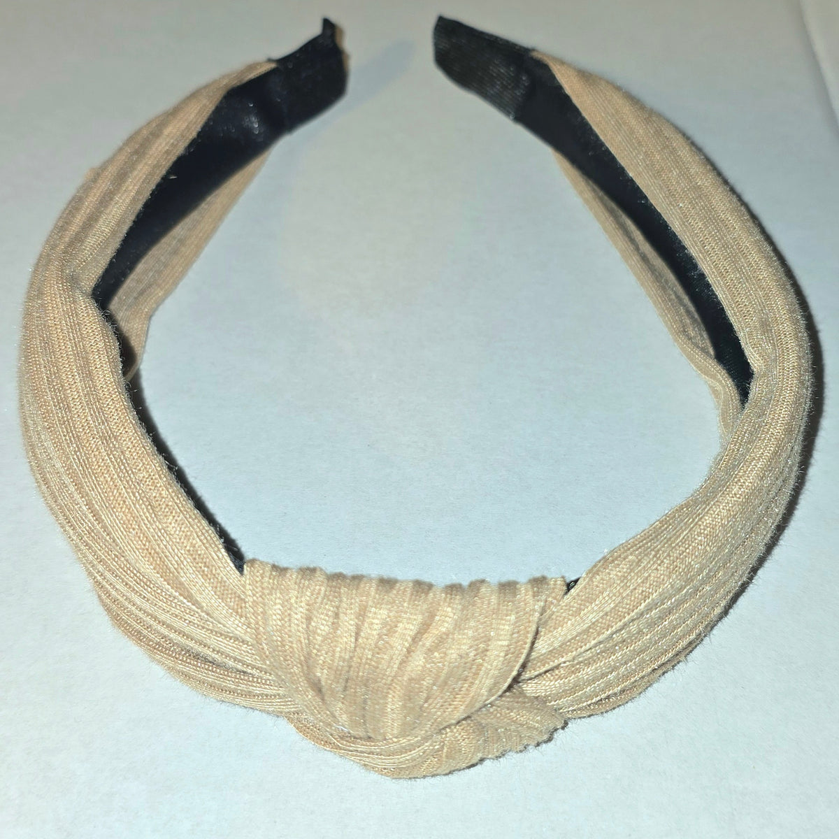 Firm Knotted Headband Beige