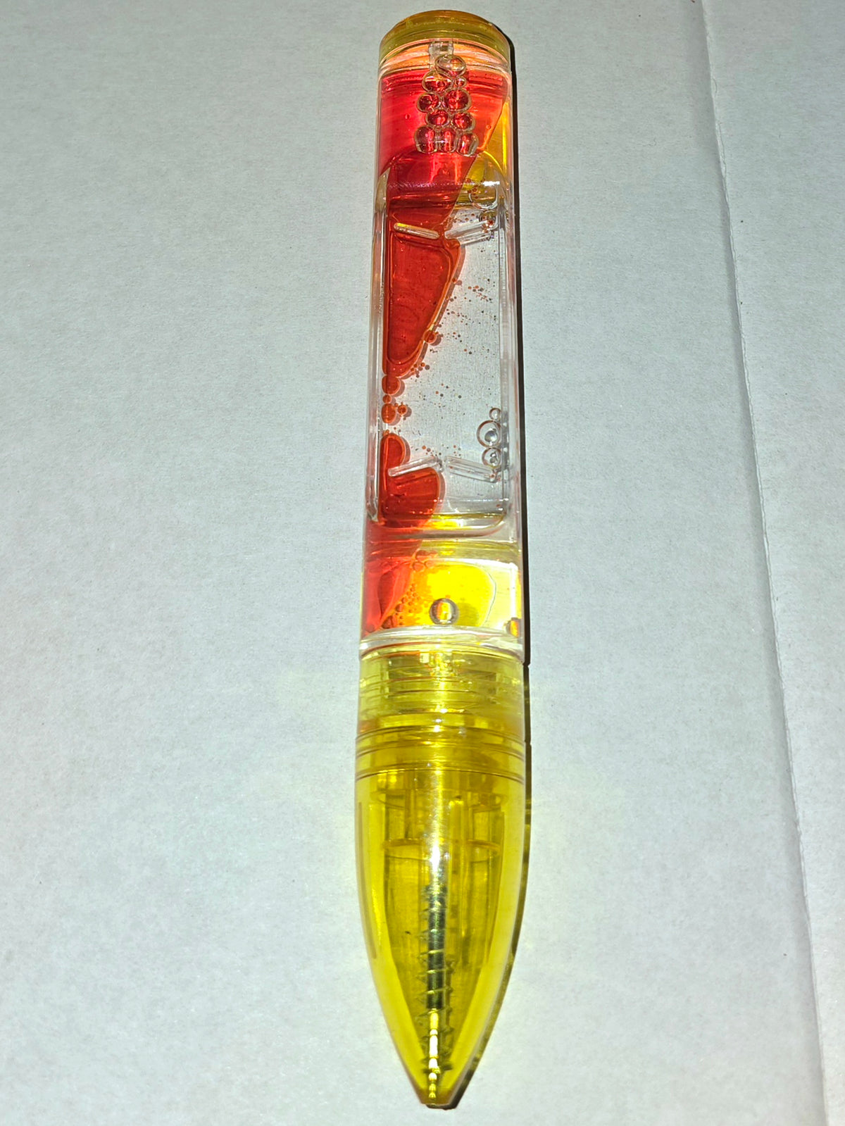 Liquid Motion Bubbler Pen Yellow
