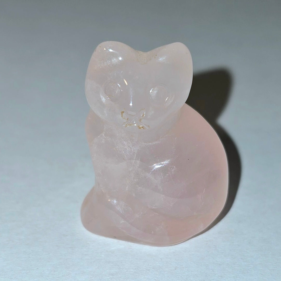 Natural Stone Cat Figurine