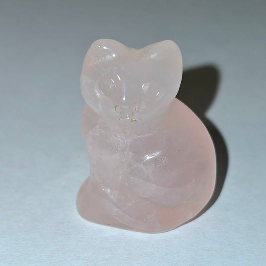 Natural Stone Cat Figurine
