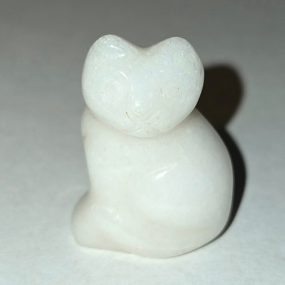 Natural Stone Cat Figurine