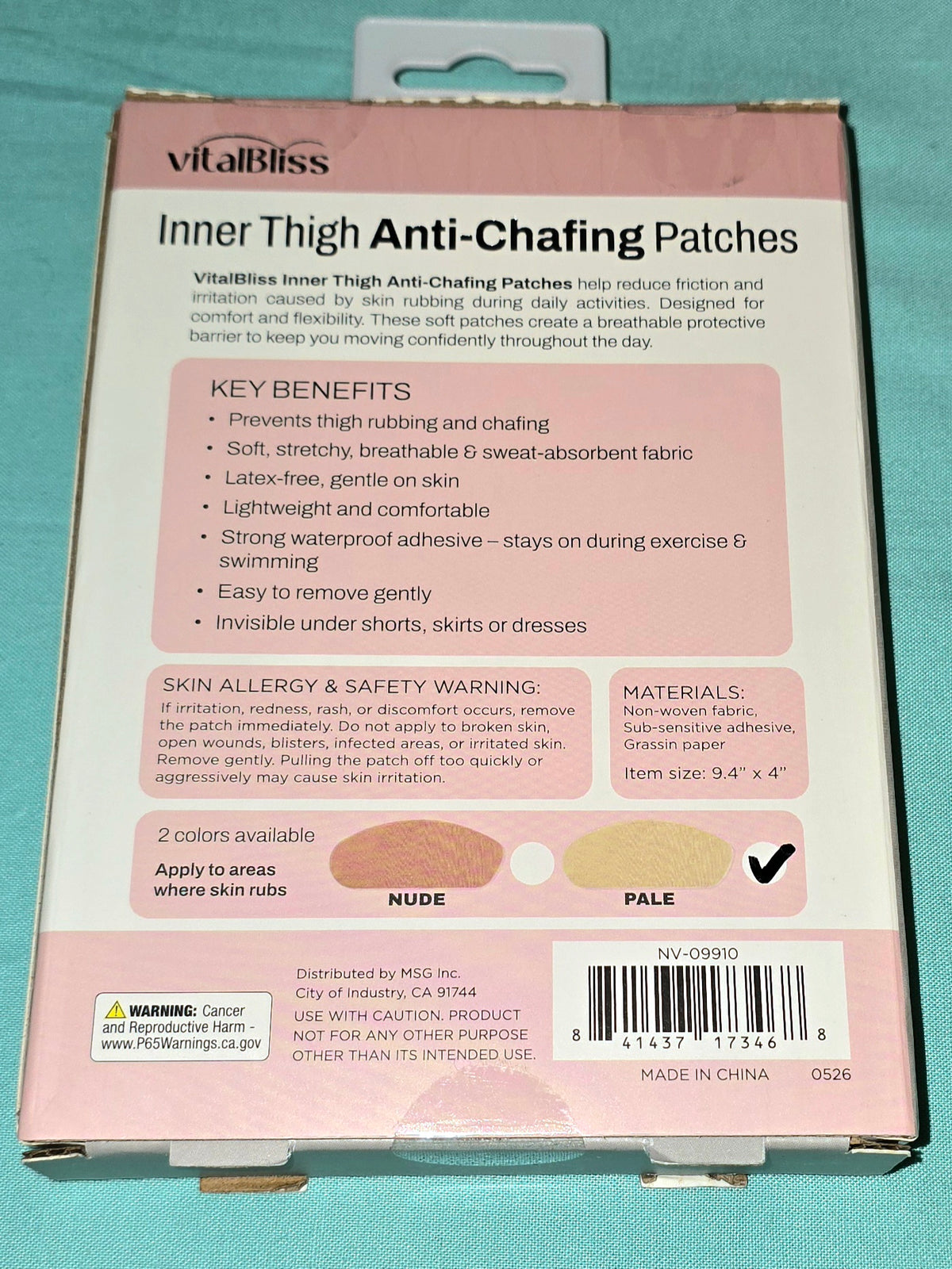 Inner Thigh Anti-Chafing Patches
