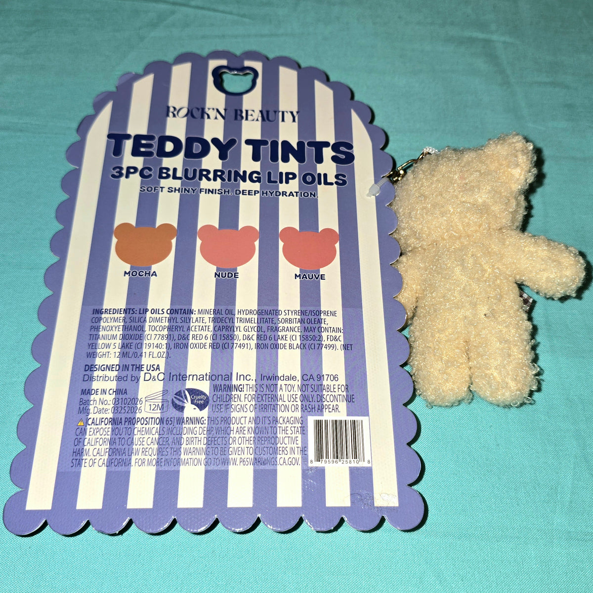 Teddy Tints Lip Oils