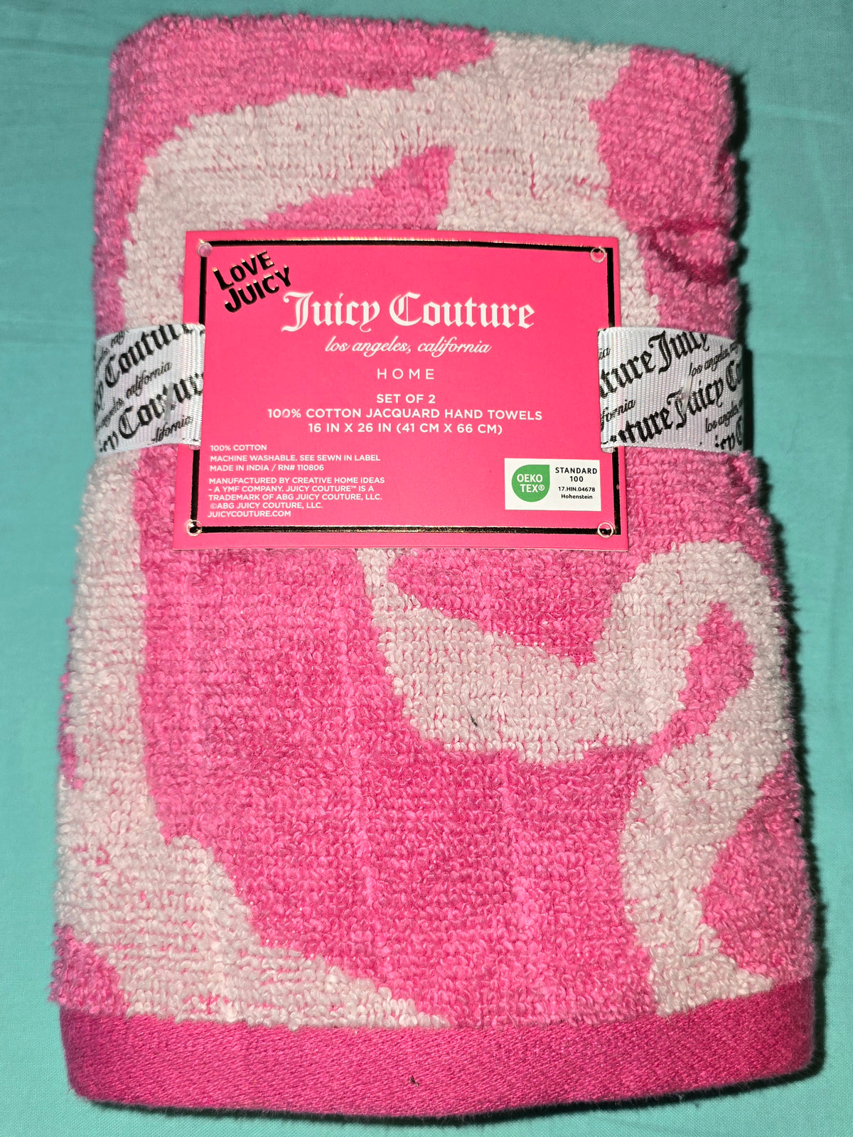 Juicy Couture Hand Towels