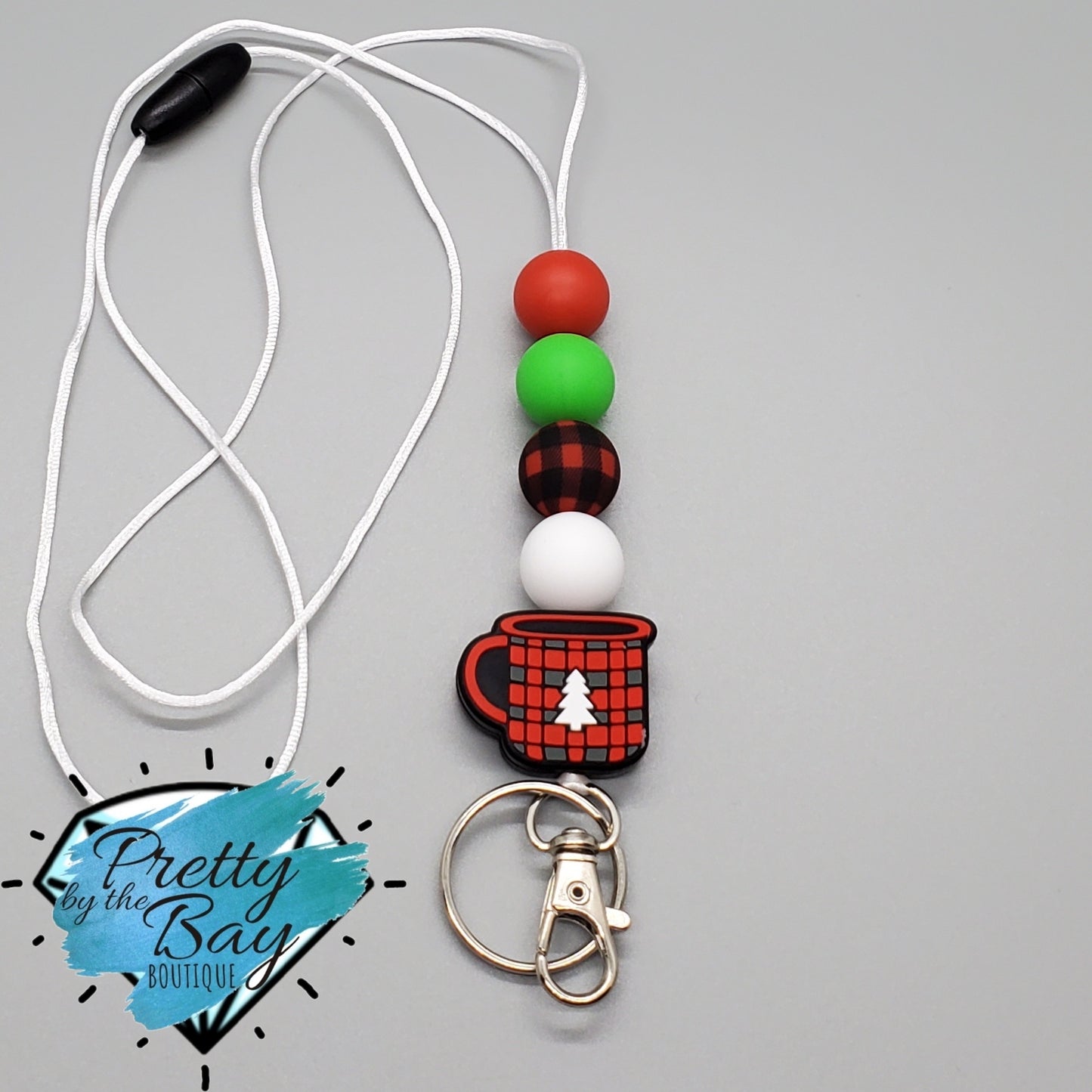 Christmas Focal Bead Lanyard