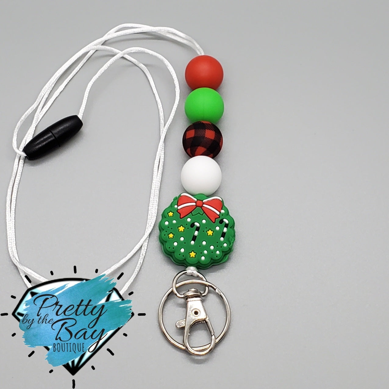 Christmas Focal Bead Lanyard